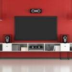 Red home cinema system